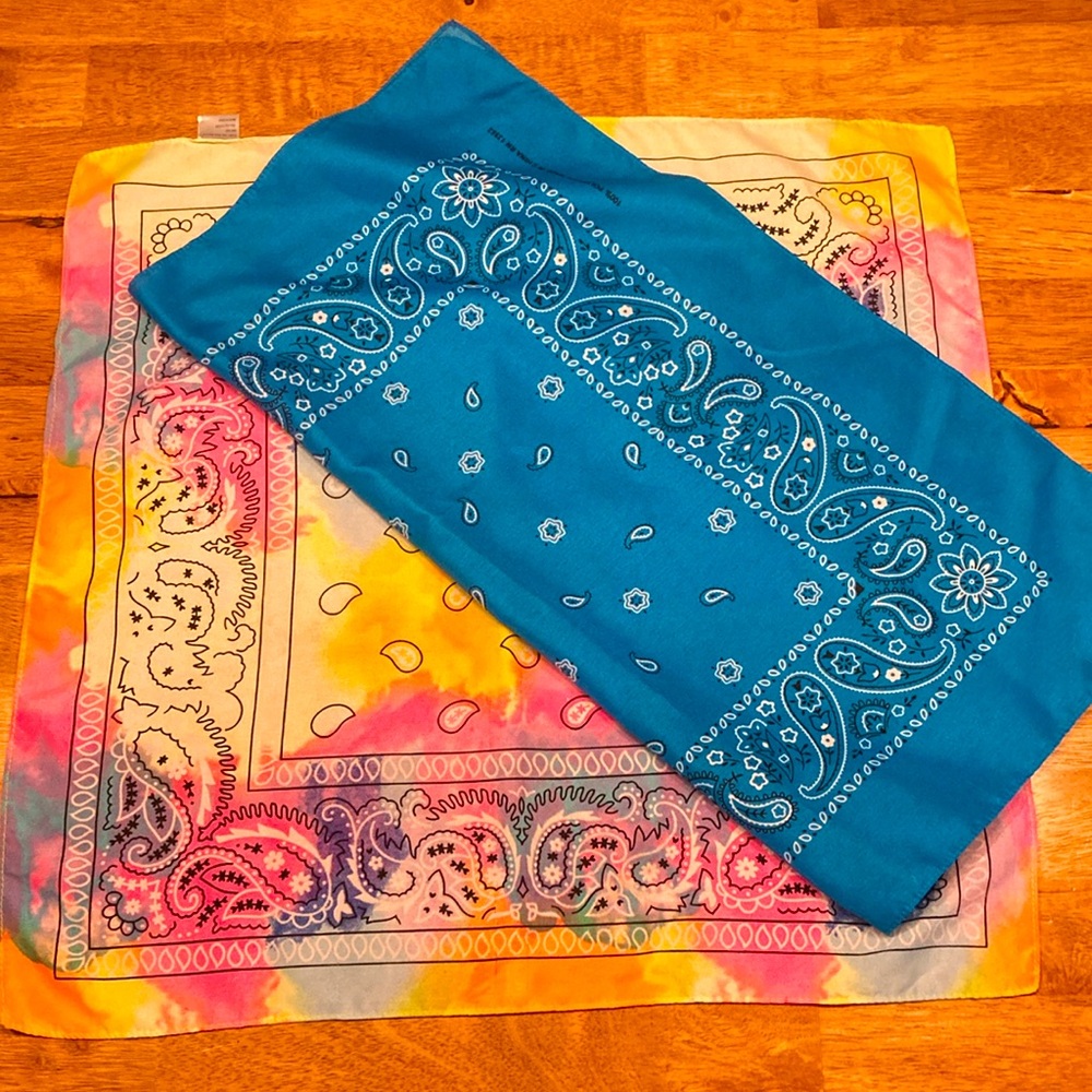 Colorful Paisley Bandana Set